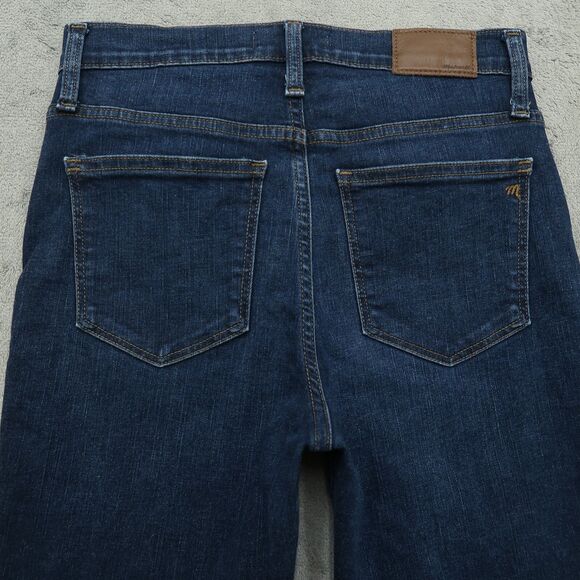 Madewell Jeans Women's Size 26 Blue 10" High-Rise Skinny Denim 26.5" Inseam - Picture 15 of 16